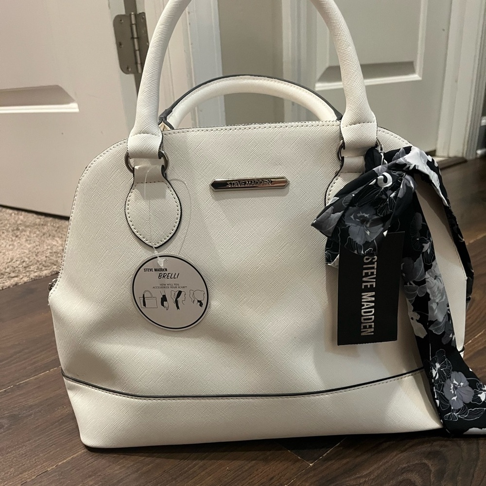 NWT STEVE MADDEN BRELLI SATCHEL/CROSSBODY BAG - Picture 2 of 16